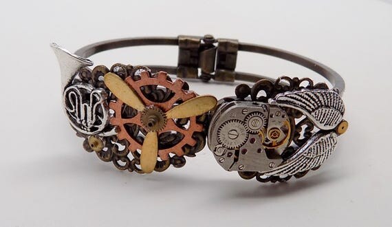 Steampunk cuff . Steampunk bracelet. Steampunk jewelry. by slotzkin steampunk buy now online Steampunk cuff . Steampunk bracelet. Steampunk jewelry. by slotzkin steampunk buy now online