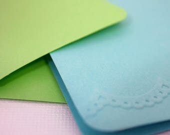 Mini Cards / Favor Cards / Blank Cards / Embossed Cards / Mini Blank Cards / Gift Cards / Cards with Envelopes / Bridal Cards / mad4plaid