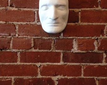 Plaster Death Mask - Crainology - Phrenology Sculpture