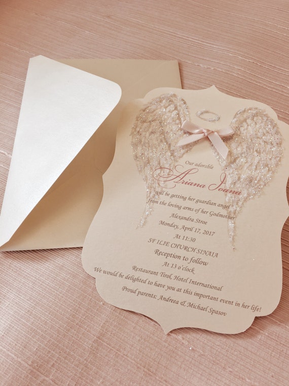 Angel Wing Invitations 1