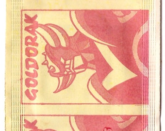 Unopened 1970s GOLDORAK Card Pack