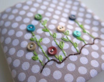 Embroidered Needle Book