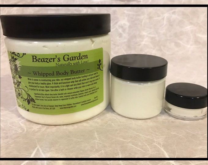 Whipped Body Butter - Smooth Skin Moisturizer - Whipped Shea Butter - Body Lotion - Body Cream - Body Whips - Bath & Body - Mothers Day Gift