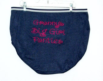 Big Girl Panties Quote Funny Underwear Sayings Office Print