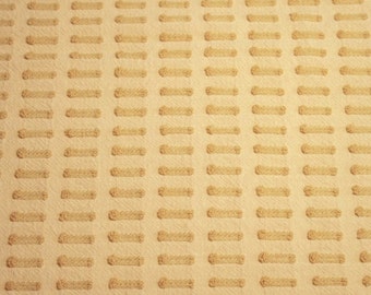 Gold Chenille | Large Corner Piece, Light Gold Buttonhole Morgan Jones Vintage Chenille Bedspread Fabric