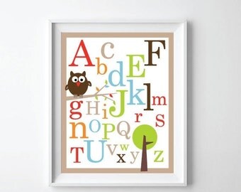 Christmas Sale B Is For Birds Alphabet Print By KidODesignStudio