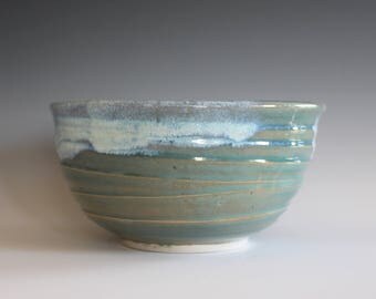 Ceramic Bowl, Pottery Bowl, Pottery Serving Bowl, Pottery, Wheel Thrown Bowl, Handmade Ceramic Bowl, ceramic pottery bowl, stoneware bowl