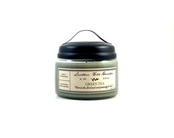 Green Tea Candle - Hand Poured Candle - Small