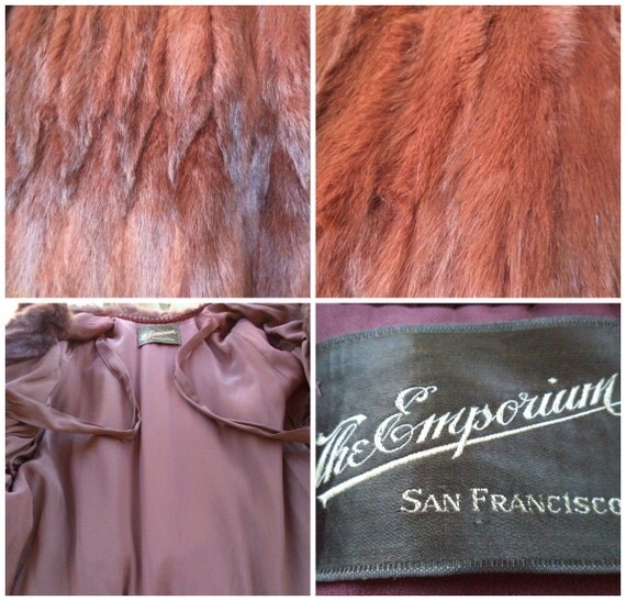 Women S Muskrat Fur Coat Size Small Property Room 1930s 1940s Muskrat Fur Coat With Two Bakelite Ons Joan Crawford Padded Shoulders