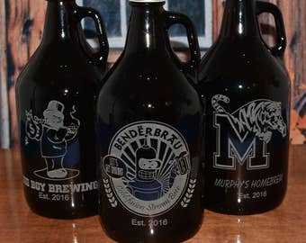 Personalized Growler 64 OZ