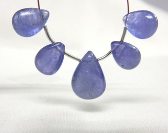 AAA Natural Tanzanite,Tanzanite Beads ,Tanzanite Gemstone Briolette Beads,Wholesale Tanzanite Pear Drops Beads, Wholesale Tanzanite Bead