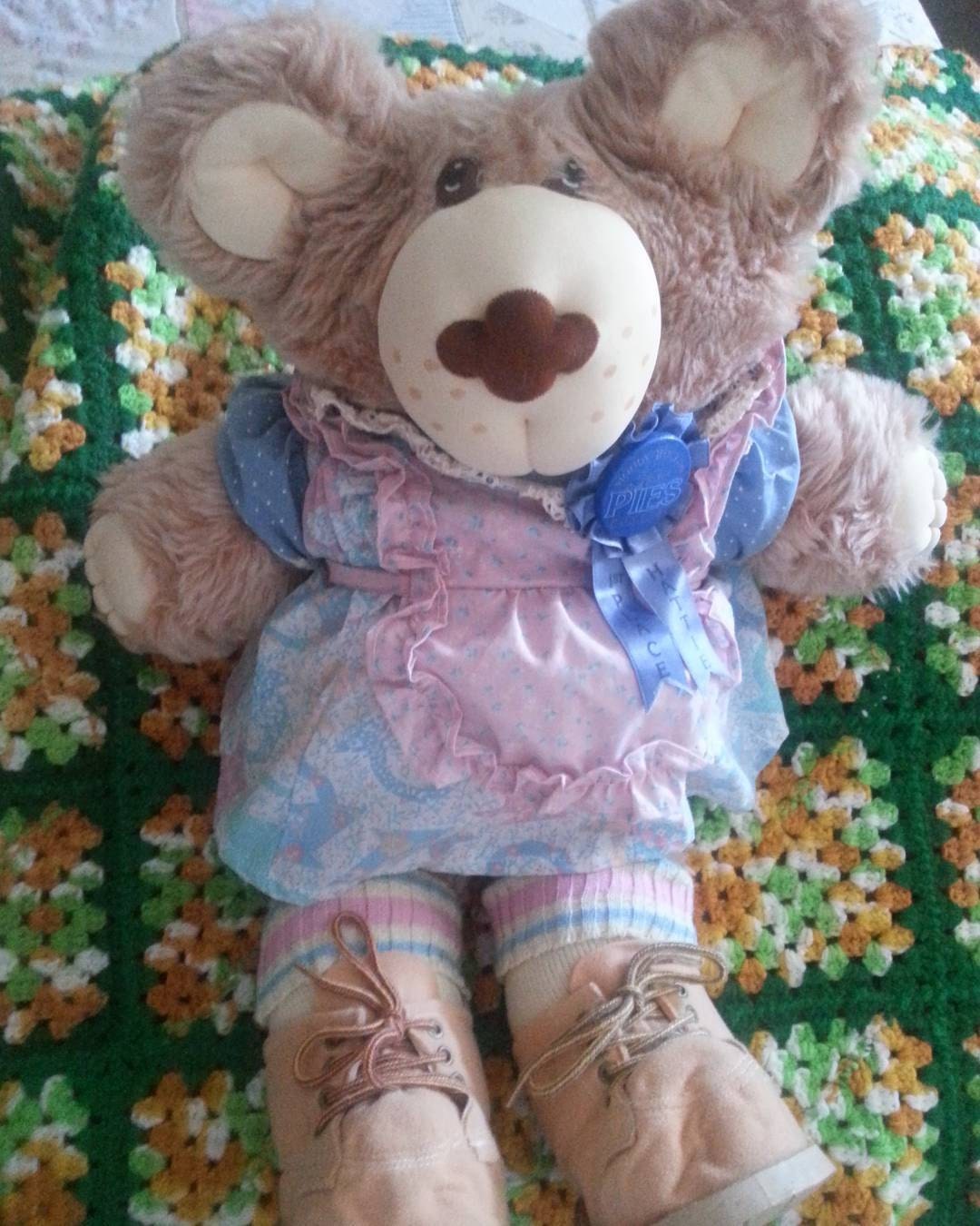 Cabbage Patch Doll Furskins Bear Pie Eating Contest by cherlove2