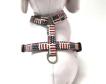Dog Harness- The Stars and Stripes