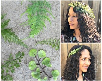 Realistic Fern hair comb, fern accessory, woodland hair accessory, forest hair