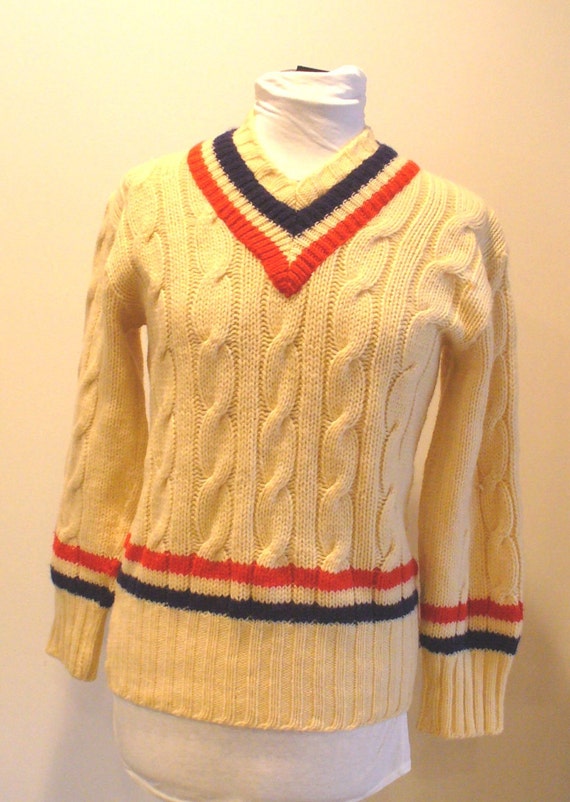 Vintage Tennis Sweater