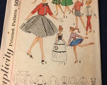 Simplicity 4700, Barbie clothes, sewing pattern,