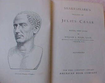 Edwardian Era Copy of "Shakespeare's Tragedy of Julius Caesar"