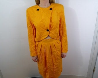 Vintage Christian Dior Skirt Suit Size 10 Needs to be Dry cleaned