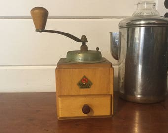 Vintage German Coffee Grinder,Dienes Coffee Grinder,Germany