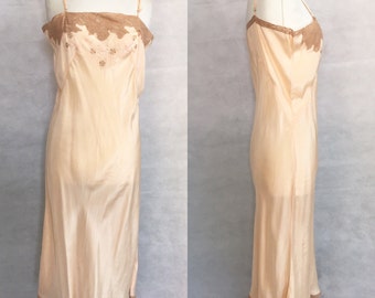 SALE 1920s silk nightgown