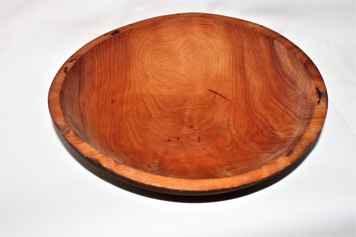 Vintage MUNISING Wood Dough Bowl Solid Maple