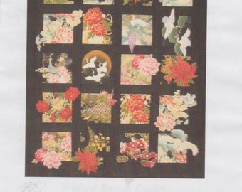 20 Asian Blocks Plus, Quilt Pattern, Great for Large Scale Fabrics, DIY Quilting Sewing