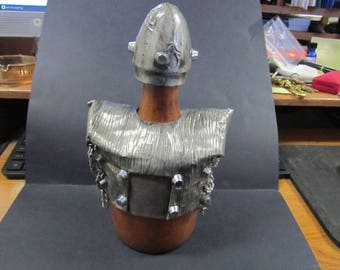 decanter made in Spain with metal armor