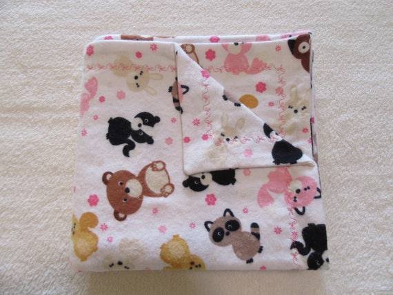 Woodland Animals Receiving Blanket