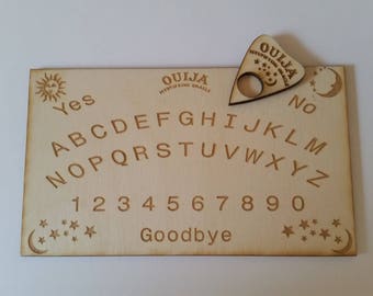 Mini travel ouija board with oracle and travel bag