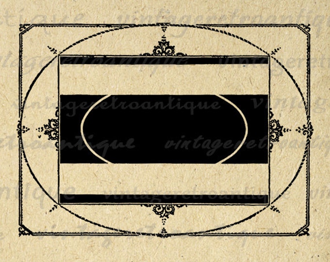 Digital Image Antique Frame Download Design Ornament Printable Graphic Vintage Clip Art Jpg Png Eps HQ 300dpi No.176