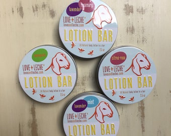 Love+Leche Lotion Bars in various different scents - 2.5oz tin of gorgeous ness