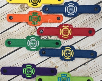 Transformers bracelet party favor, transformers, rescue bots, transformers party, rescue bot party, party favors