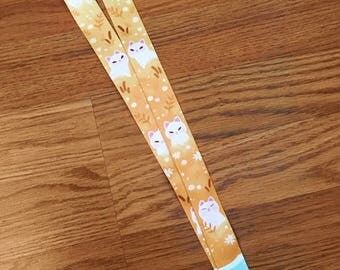 Cattails and Cats Lanyard