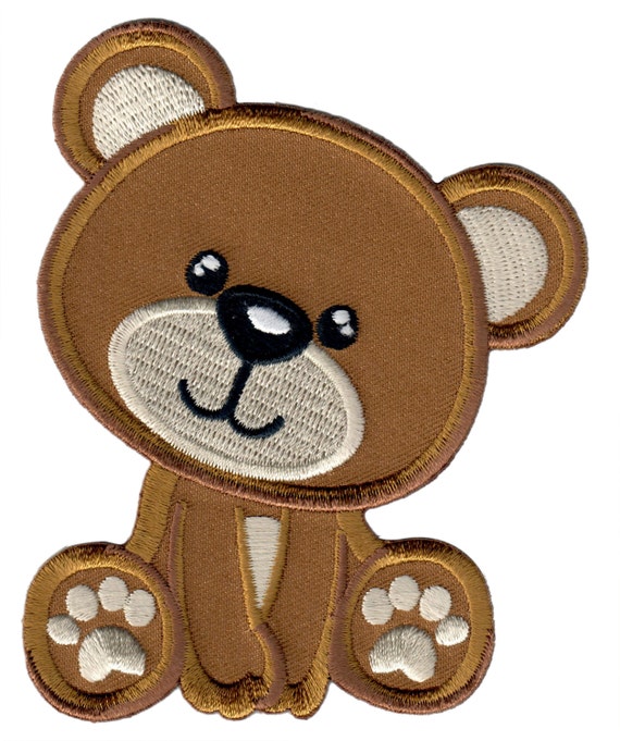 Baby Bear Iron-On Patch Applique Kids / Baby