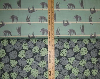 Sloth fabric | Etsy