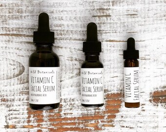 Vitamin C Serum, Hyaluronic Acid, Gift, Mother's Day Gift, Birthday, Stocking Stuffer, Facial, Skincare