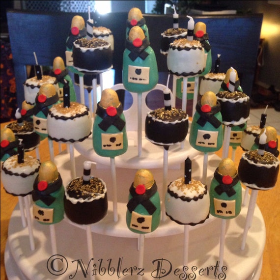12 Champagne Bottles And Cake Birthday Pops Moet Il 570xn