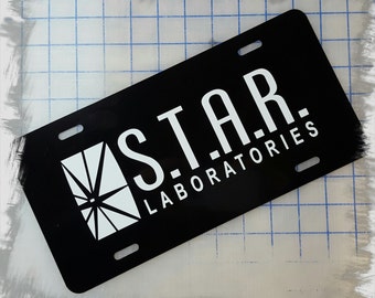STAR Laboratories Custom License Plate
