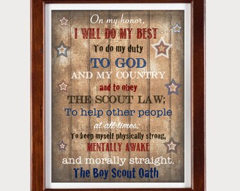 Download Scout law | Etsy