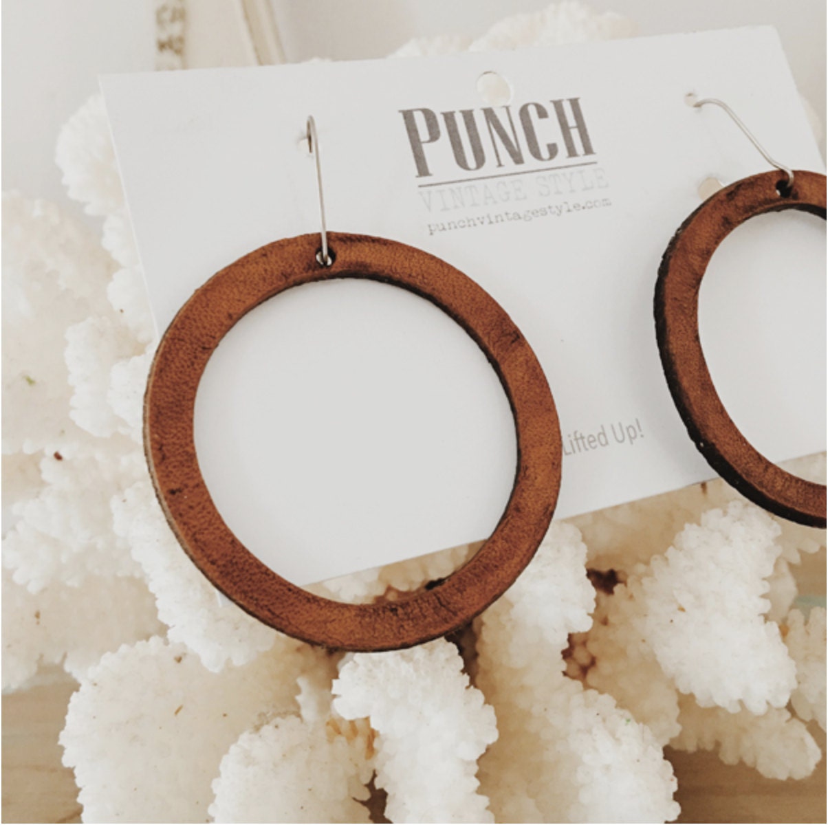 joanna Gaines jewelry leather Joanna Gaines earrings