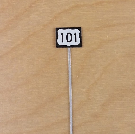 1/87 scale HO Brass US Highway Route Sign 36 x