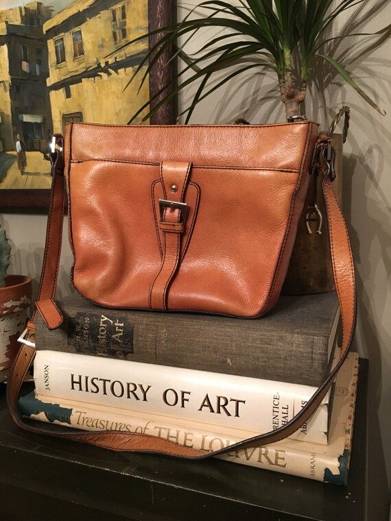 Etienne Aigner Brown Leather Purse Handbag Retro Vintage