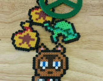 Animal Crossing Tom Nook Logo Leaf Necklace Nintendo