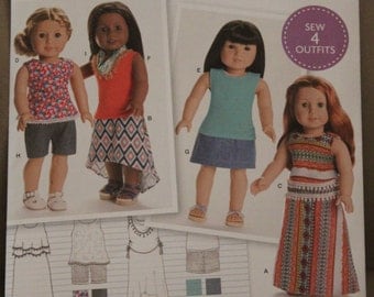18 inch Doll clothes Pattern Simplicity 8040 fits most 18 inch Dolls
