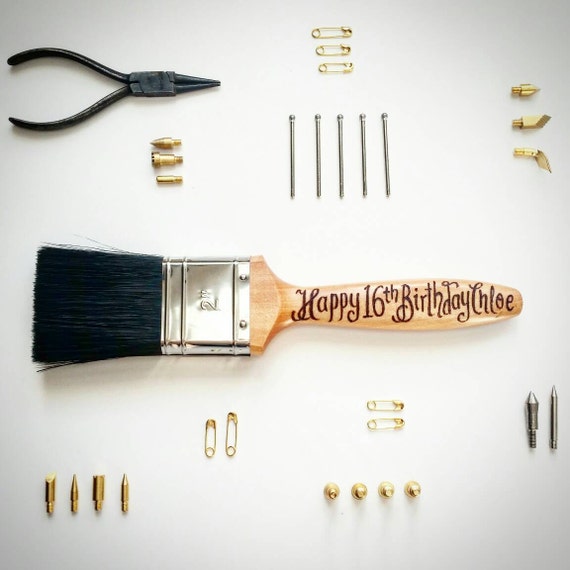 Personalised Paint Brush hand engraved New Home by CoveCalligraphy