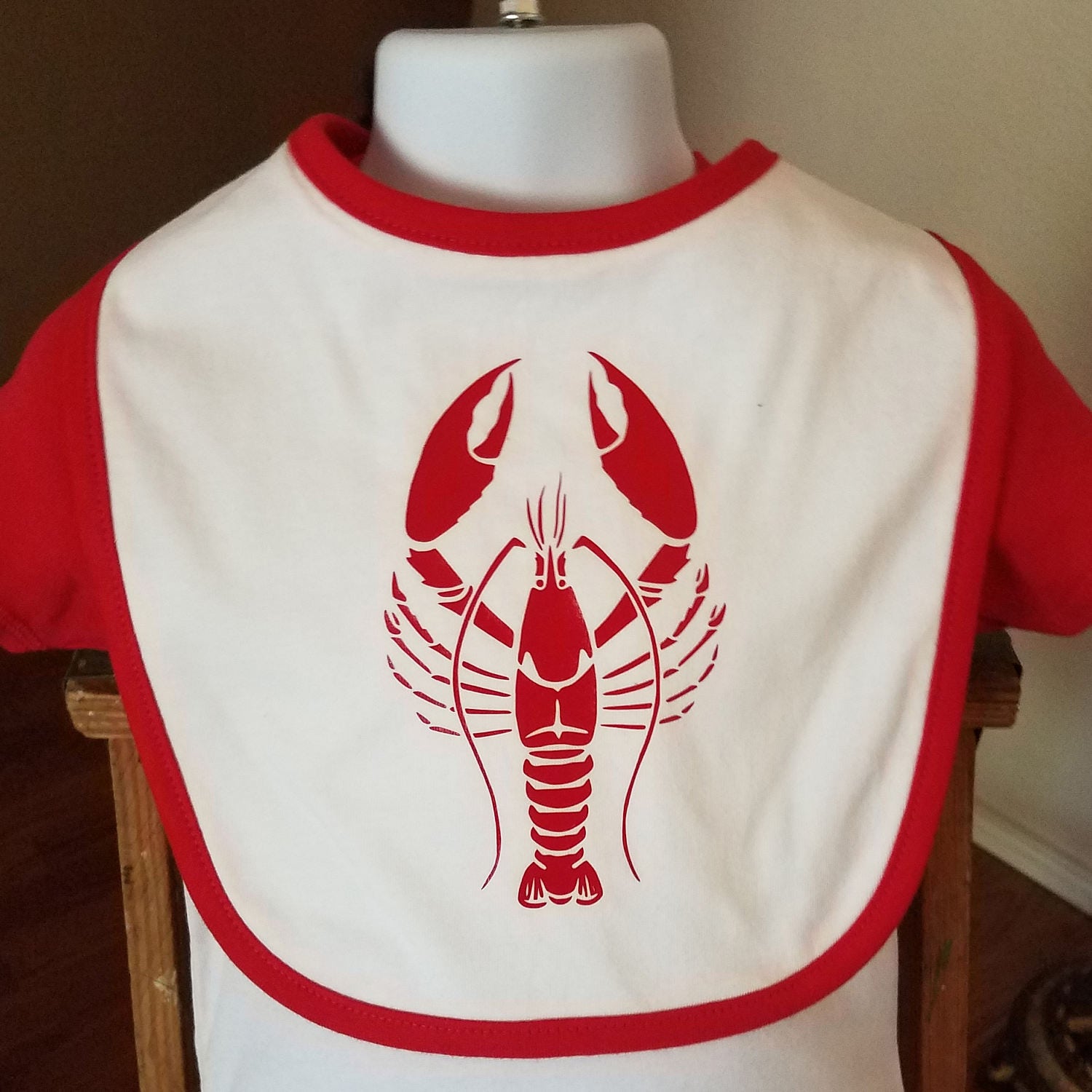 Lobster Bib Seafood themed baby bibs for boy or girl Baby