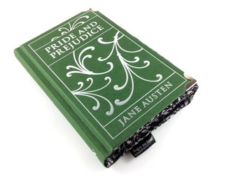 Pride and Prejudice Purse, Jane Austen Purse, Jane Austen gift, Book purse, "I declare after all there is no enjoyment like reading!"