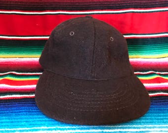 J. Crew Strapback Brown Blank wool hat