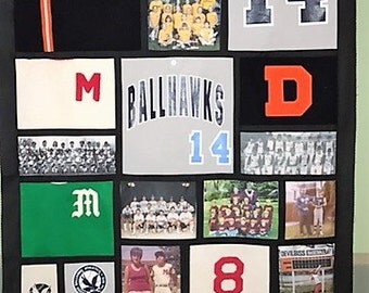 T-shirt memory blanket/quilt/christmas gift/graduation-DEPOSIT ONLY