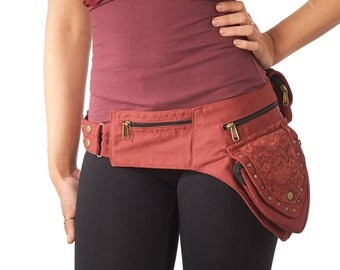 Utility Belt,Hip Belt,Festival Pocket Belt,Burning Man,Fanny Pack,Pocket Hip Bag,Travel Money Belt,Purse,Pouch,Fits I Phone 7 Plus/Samsung.